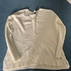 American eagle white sweater